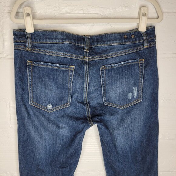 Cabi Jeans Women's Size 8 Jeans Slim Boyfriend Distressed - Picture 4 of 6